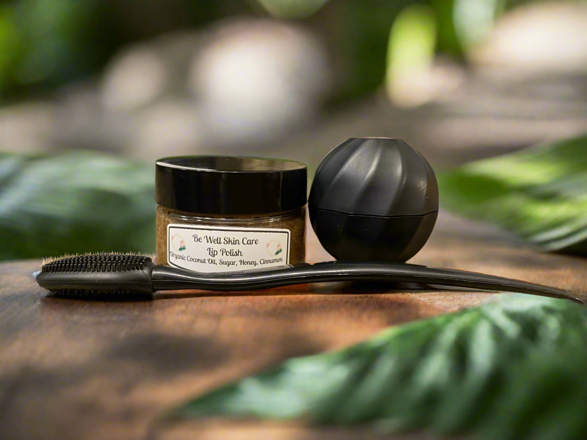 Natural Lip Care Kit with Lip Brush