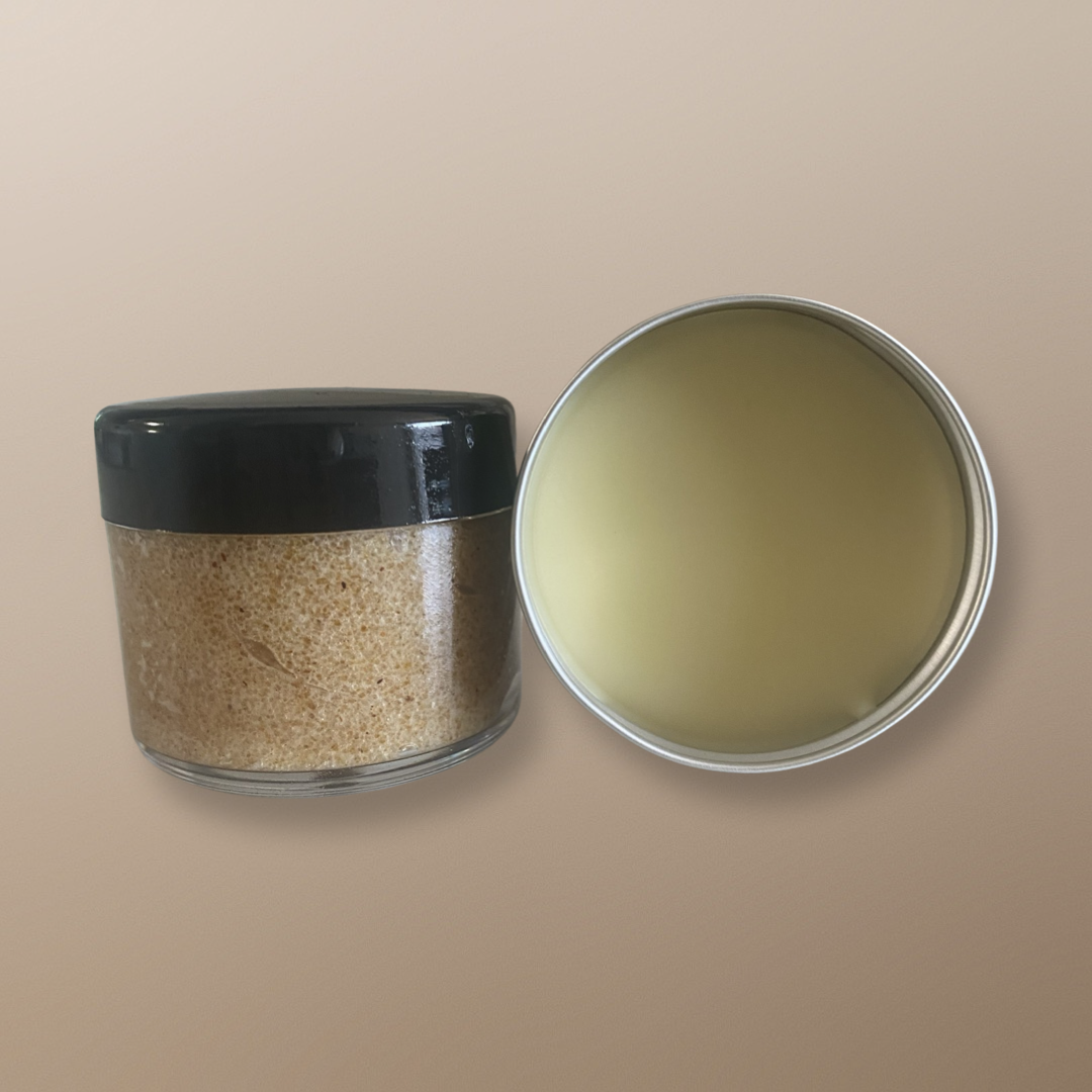 Natural Lip Care Kit with Lip Brush