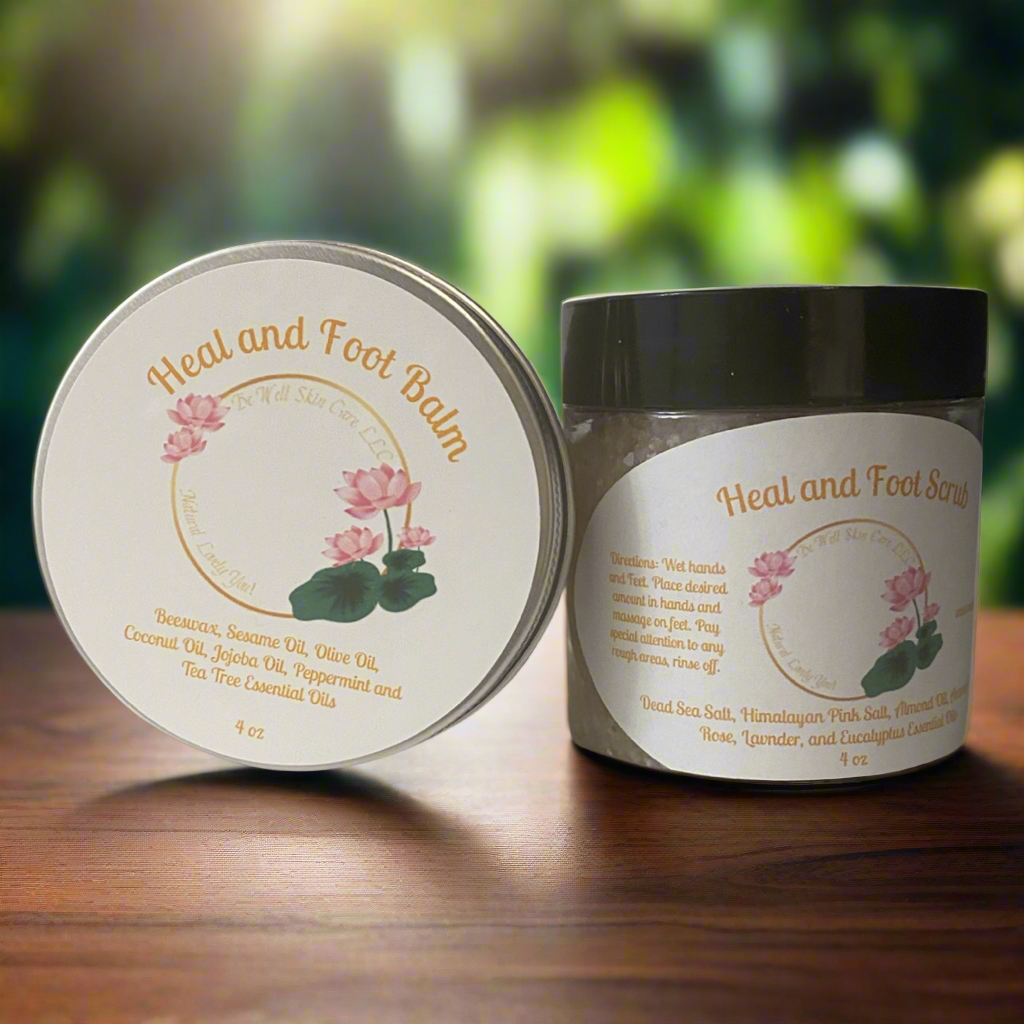 Heal and Foot Scrub and Balm Pack