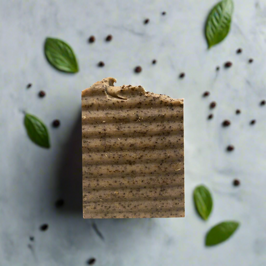 Vanilla Mint Coffee Exfoliating Soap Bar