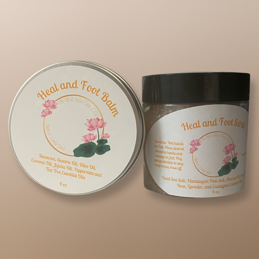 Heal and Foot Scrub and Balm Pack